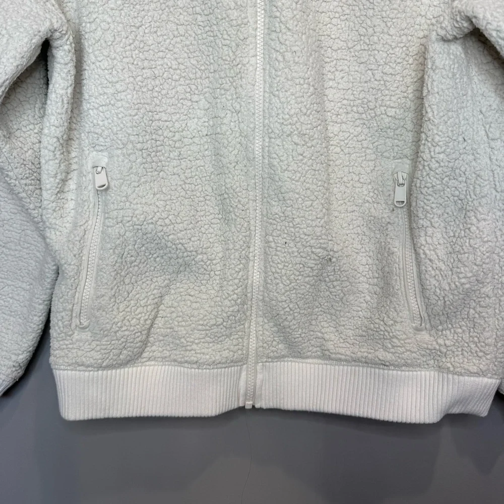 Athleta Cream‎ Sherpa Jacket Size Small